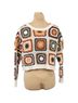 American Eagle Outfitters Retro Bohemian Crochet Crew Neck Sweater Pullover Sweater - photo 1