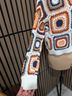 American Eagle Outfitters Retro Bohemian Crochet Crew Neck Sweater Pullover Sweater - photo 5