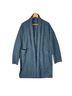 Eileen Fisher 100% Wool Blue Coat Size XXS - photo 1