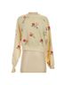 Urban Outfitters Floral Multi Color Ivory Pullover Sweater Size S - photo 1