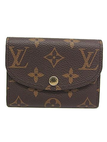 Louis Vuitton Louis Vuitton Monogram Rosalie Coin Purse M62361 Women's Monogram Coin Purse/coin Case Brown,Rose Ballerine (view 1)
