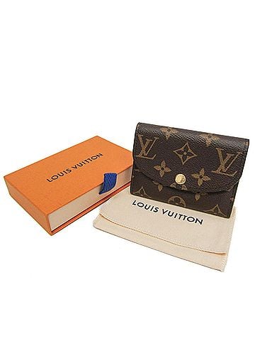 Louis Vuitton Louis Vuitton Monogram Rosalie Coin Purse M62361 Women's Monogram Coin Purse/coin Case Brown,Rose Ballerine (view 2)