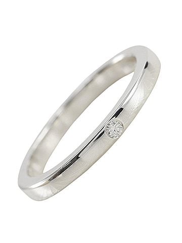 Tiffany & Co. Tiffany &amp; Co. Elsa Peretti ring, sterling silver (925) with diamonds, approximately 2.5g, women's. (view 1)