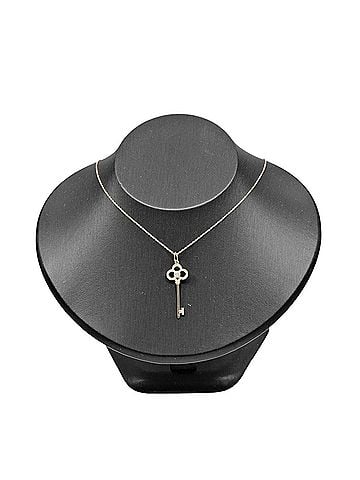 Tiffany & Co. Tiffany &amp; Co. Crown Key Necklace, 18K Yellow Gold with Diamonds, Approx. 4.55g. (view 2)