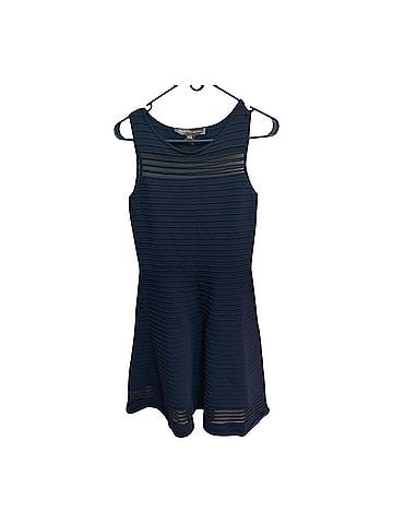 French Connection Classic Mesh Rib Cocktail Dress (view 1)