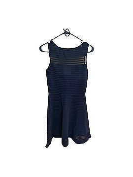 French Connection Classic Mesh Rib Cocktail Dress (view 2)
