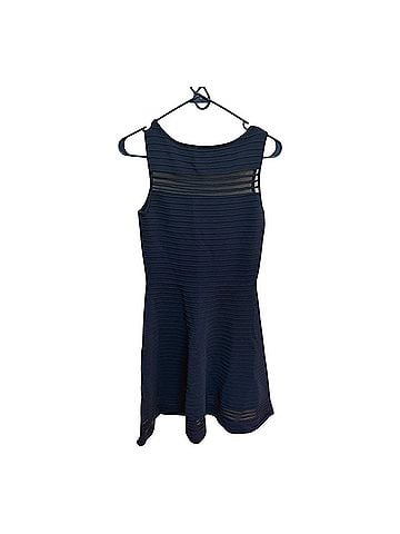 French Connection Classic Mesh Rib Cocktail Dress (view 2)