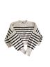 Free People Stripes Ivory Black Pullover Sweater Size S - photo 1