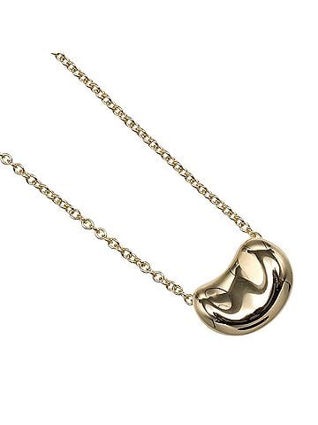 Tiffany & Co. Tiffany Bean Necklace, 18K Yellow Gold, Approx. 2.86g, TIFFANY&amp;Co. (view 1)
