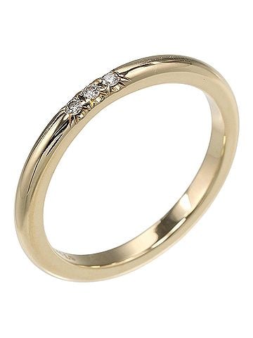 Tiffany & Co. Tiffany &amp; Co. Forever Classic Band Ring, 18K Yellow Gold, Diamond, Approx. 2.55g. (view 1)