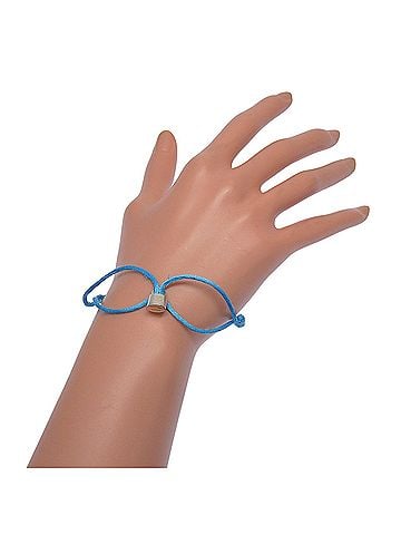 Louis Vuitton Louis Vuitton Brassle Lockit Cadena Bracelet, Cord Sterling Silver 925, Approx. 2.6g, Unisex (view 2)