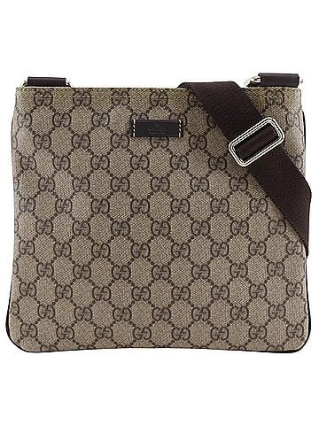 Gucci Gucci GUCCI Shoulder Bag 201538 GG Supreme Canvas Brown Crossbody Unisex (view 1)