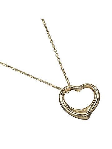 Tiffany & Co. Tiffany &amp; Co. Open Heart Necklace, 18K Yellow Gold, approx. 3.72g. (view 1)