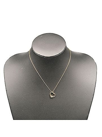 Tiffany & Co. Tiffany &amp; Co. Open Heart Necklace, 18K Yellow Gold, approx. 3.72g. (view 2)
