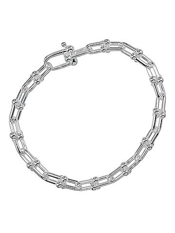 Tiffany & Co. Tiffany HardWear Small Link Bracelet, wrist circumference approx. 17cm, 925 sterling silver, 17.8g. TIFFANY&amp;Co. (view 1)