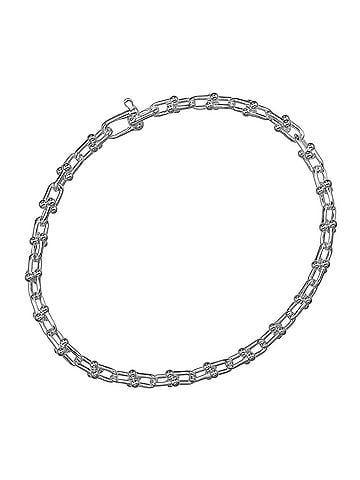 Tiffany & Co. Tiffany HardWear Microlink Bracelet, wrist circumference approx. 17cm, 925 sterling silver, 7.1g. TIFFANY&amp;Co. (view 1)