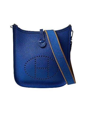 Hermès Hermes Evelyne Amazon TPM Bleu Zellige C stamp Shoulder bag Crossbody for women (view 1)