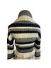 Anthropologie Stripes Gray Black Pullover Sweater Size XS - photo 2