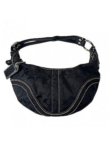 Coach Coach One-Shoulder Signature 10599 Handbag, Black, Women's (view 1)
