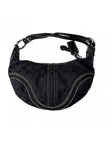 Coach Coach One-Shoulder Signature 10599 Handbag, Black, Women's (view 2)