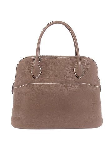 Hermès Hermes Bolide 31 Etoupe Silver Hardware Handbag, Taurillon Leather, Women's (view 2)