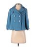Elevenses Blue Elevenses Wool Coat Size 2 - photo 1