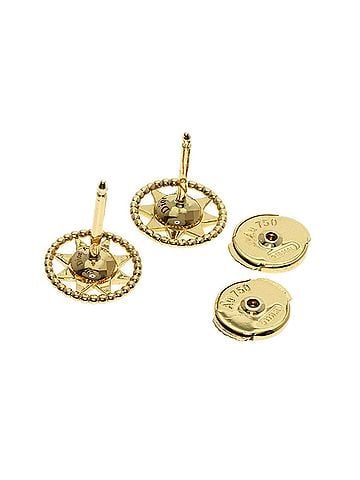 Christian Dior Christian Dior Dior Rose des Vents Diamond Earrings, 18K Yellow Gold, Women's (view 2)