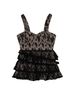 Twenty One Floral Black Pink Sleeveless Top Size XS - photo 1