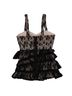 Twenty One Floral Black Pink Sleeveless Top Size XS - photo 2