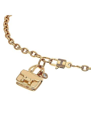 Hermès Hermes Constance 1P Diamond Bracelet 18K Pink Gold Women's HERMES (view 2)