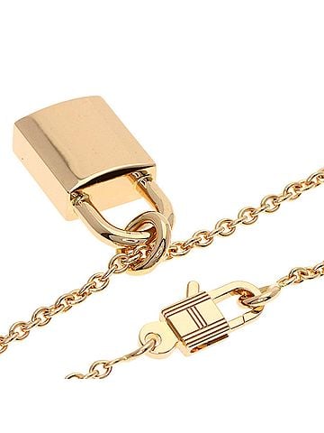 Hermès Hermes Amulette Kelly Cadena Diamond Necklace 18K Pink Gold Women's HERMES (view 2)