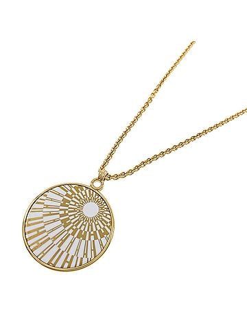 Hermès Hermes Medal Necklace, Metal, Women's (view 1)