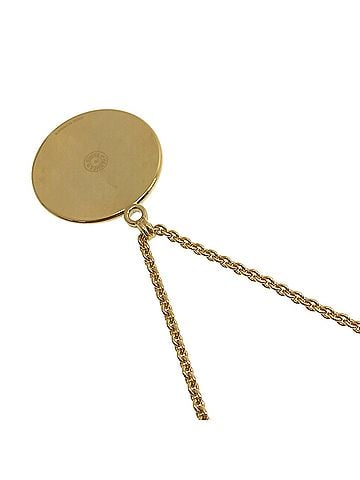 Hermès Hermes Medal Necklace, Metal, Women's (view 2)