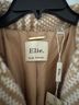 Elie Tahari 100% Polyester Checkered-gingham Brown White Coat Size S - photo 3