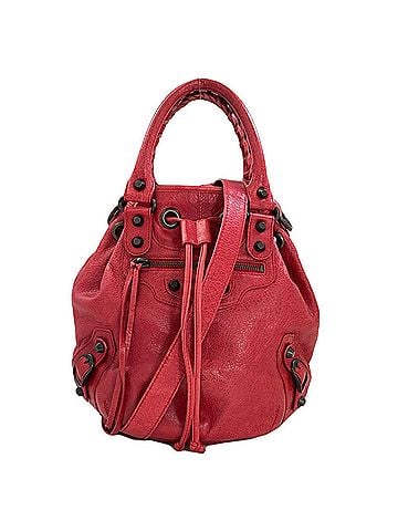 Balenciaga Balenciaga 246438 Classic Mini Pom Handbag Calfskin Women's BALENCIAGA (view 1)