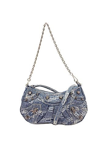 Balenciaga Balenciaga 695814 Le Cagol 2-Way Handbag Denim Women's BALENCIAGA (view 1)