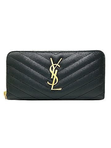 Saint Laurent Saint Laurent Cassandra Long Wallet, Leather, Women's SAINT LAURENT (view 1)