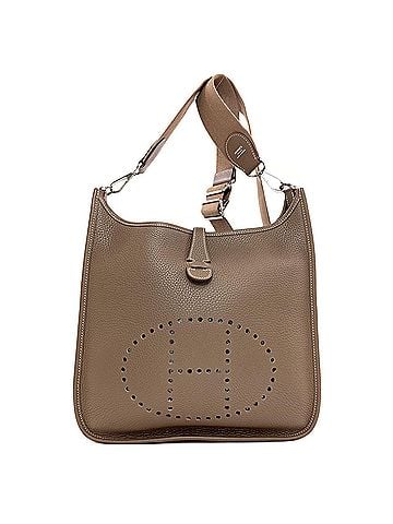 Hermès Hermes Evelyne 3 PM Etoupe Silver Hardware Shoulder Bag Taurillon Leather Women's HERMES (view 1)