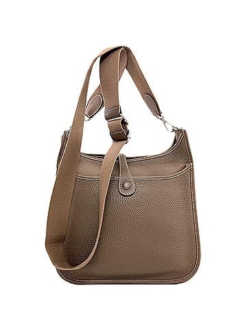 Hermès Hermes Evelyne 3 PM Etoupe Silver Hardware Shoulder Bag Taurillon Leather Women's HERMES (view 2)