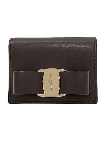 Salvatore Ferragamo Salvatore Ferragamo Vara Ribbon Bi-fold Leather Wallet for Women (view 1)