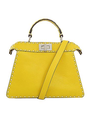 Fendi Fendi Peekaboo I.U. Selleria 2-Way Handbag, Calfskin, Women's FENDI (view 1)