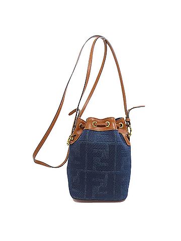 Fendi FENDI Mon Tresor Mini Shoulder Bag in Denim for Women (view 2)