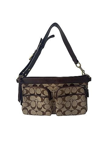 Coach Coach Signature One-Shoulder Bag Y2K Brown Women's (view 1)