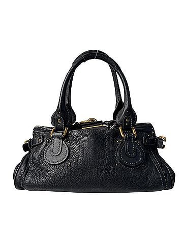 Chloé Chloé Chloe Paddington handbag with padlock, black leather, for women. (view 2)