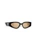 Nordstrom Black White Sunglasses One size - photo 1