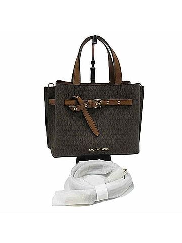 Michael Kors Michael Kors Emilia Satchel Handbag Signature 35H0GU5S1B (view 1)