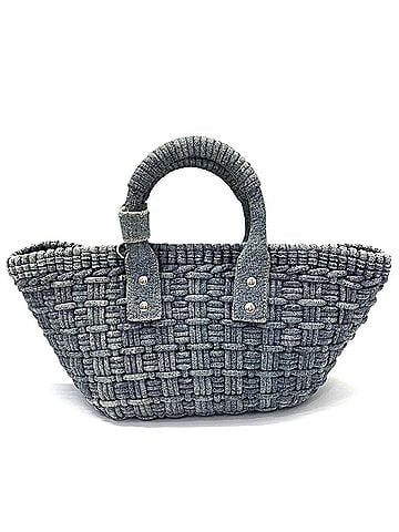 Balenciaga Balenciaga Bistro Tote XS Denim Shoulder Bag Indigo Blue 671342 BALENCIAGA (view 2)