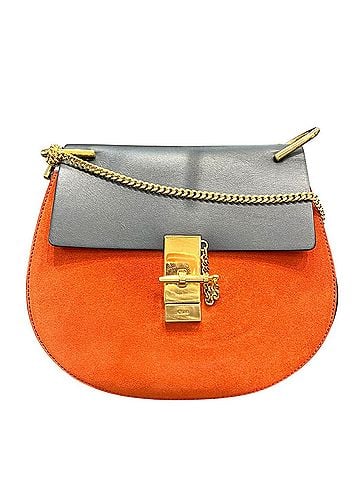Chloé Chloé Chloe Drew Mini Bicolor Chain Shoulder Bag, Calfskin, Size 70 65 6 (view 1)