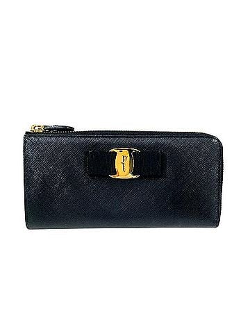 Salvatore Ferragamo Salvatore Ferragamo Ferragamo Vara Ribbon Black Long Wallet for Women (view 1)