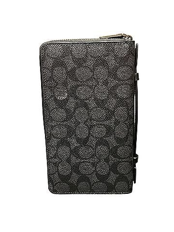 Coach Coach Double Zip Travel Organizer Long Wallet, Signature PVC, 93430 (view 2)